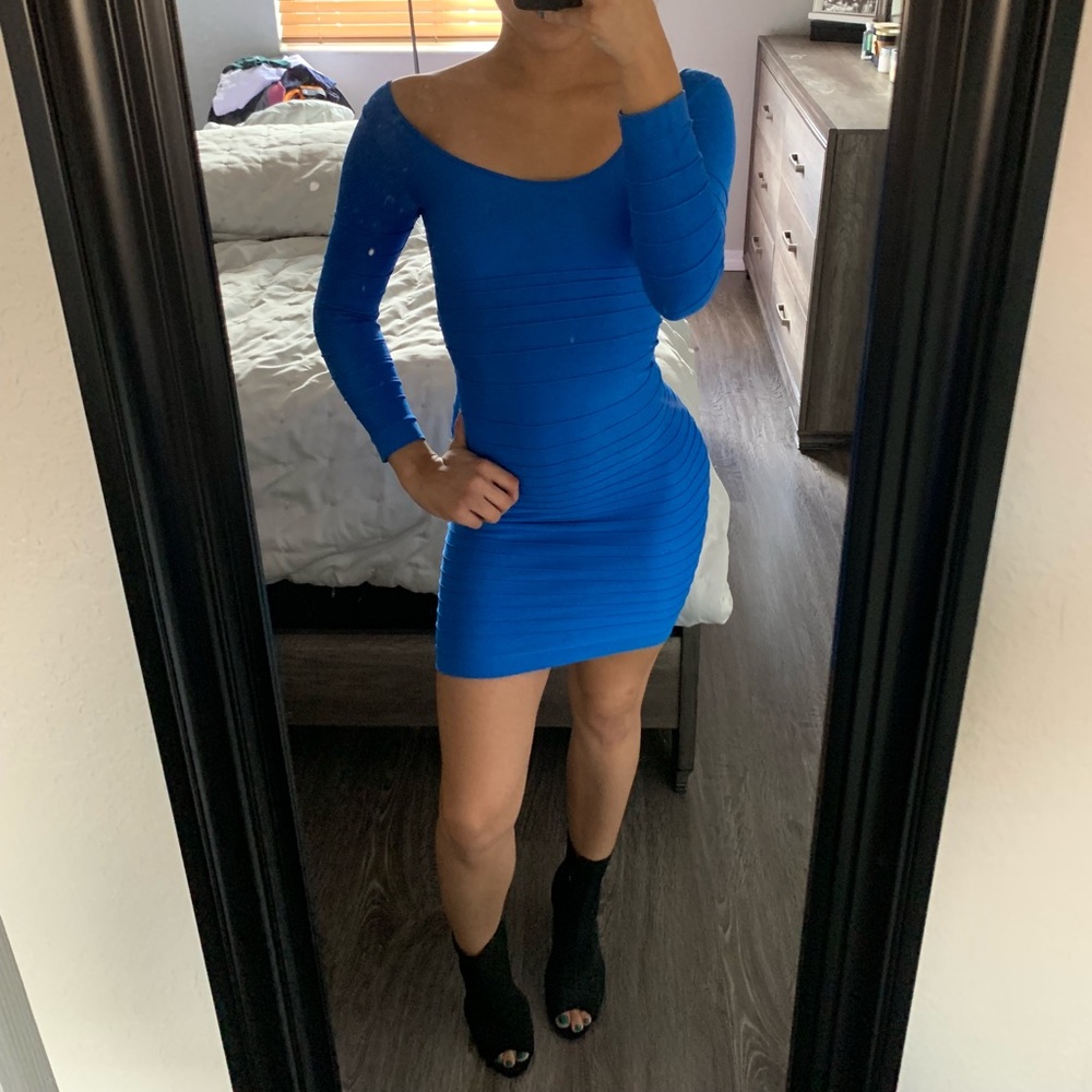 Cobalt blue Bebe dress